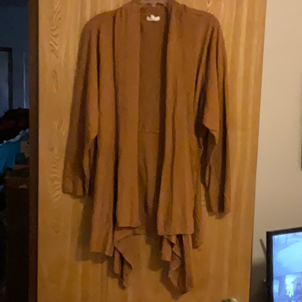 Maurice’s size 2 women’s butterscotch colored cardigan.